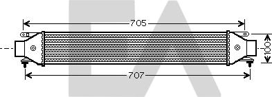 EACLIMA 36A25014 - Intercooler autozon.pro