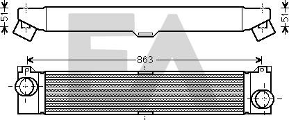 EACLIMA 36A25026 - Intercooler autozon.pro