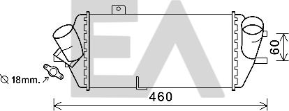 EACLIMA 36A28016 - Intercooler autozon.pro