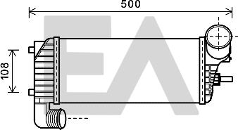 EACLIMA 36A22003 - Intercooler autozon.pro