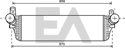 EACLIMA 36A77034 - Intercooler autozon.pro