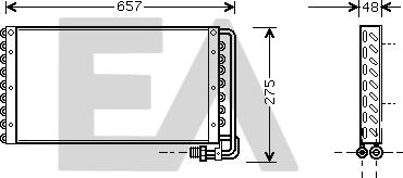 EACLIMA 30C47002 - Condensatore, Climatizzatore autozon.pro