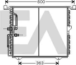 EACLIMA 30C50022 - Condensatore, Climatizzatore autozon.pro