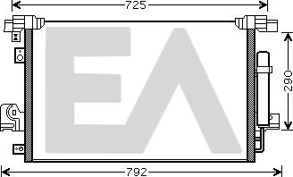 EACLIMA 30C51014 - Condensatore, Climatizzatore autozon.pro