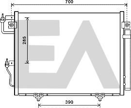 EACLIMA 30C51018 - Condensatore, Climatizzatore autozon.pro