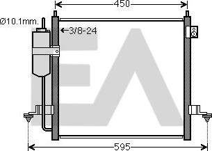 EACLIMA 30C51017 - Condensatore, Climatizzatore autozon.pro