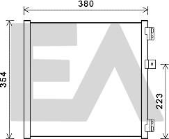 EACLIMA 30C58008 - Condensatore, Climatizzatore autozon.pro