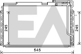 EACLIMA 30C53007 - Condensatore, Climatizzatore autozon.pro