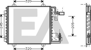 EACLIMA 30C60010 - Condensatore, Climatizzatore autozon.pro