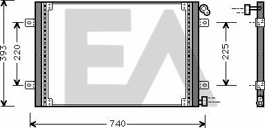 EACLIMA 30C60029 - Condensatore, Climatizzatore autozon.pro