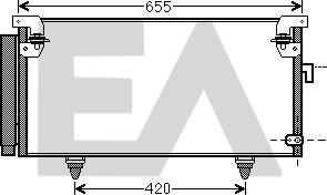 EACLIMA 30C68018 - Condensatore, Climatizzatore autozon.pro