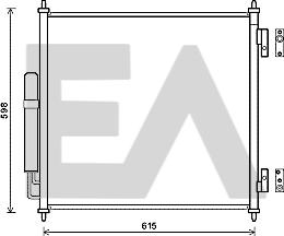 EACLIMA 30C05018 - Condensatore, Climatizzatore autozon.pro