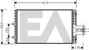 EACLIMA 30C10005 - Condensatore, Climatizzatore autozon.pro