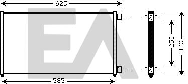 EACLIMA 30C25049 - Condensatore, Climatizzatore autozon.pro