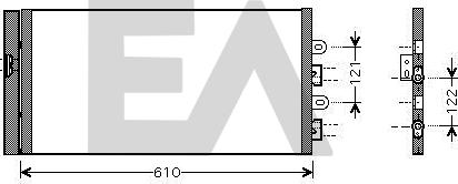 EACLIMA 30C25051 - Condensatore, Climatizzatore autozon.pro