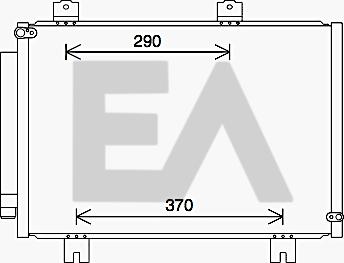 EACLIMA 30C26040 - Condensatore, Climatizzatore autozon.pro