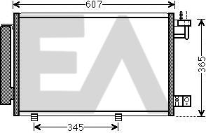 EACLIMA 30C22049 - Condensatore, Climatizzatore autozon.pro