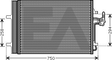 EACLIMA 30C22047 - Condensatore, Climatizzatore autozon.pro