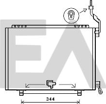 EACLIMA 30C22035 - Condensatore, Climatizzatore autozon.pro