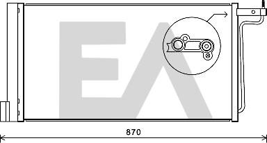 EACLIMA 30C22026 - Condensatore, Climatizzatore autozon.pro