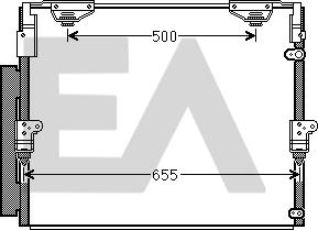 EACLIMA 30C71061 - Condensatore, Climatizzatore autozon.pro