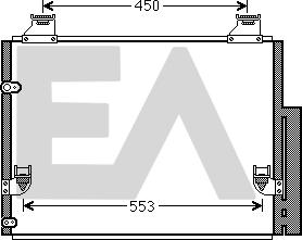 EACLIMA 30C71063 - Condensatore, Climatizzatore autozon.pro