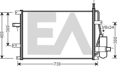 EACLIMA 30C78007 - Condensatore, Climatizzatore autozon.pro