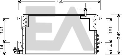 EACLIMA 30C77013 - Condensatore, Climatizzatore autozon.pro