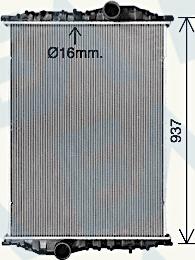 EACLIMA 31R47039 - Radiatore, Raffreddamento motore autozon.pro