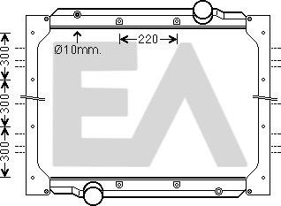 EACLIMA 31R47028 - Radiatore, Raffreddamento motore autozon.pro