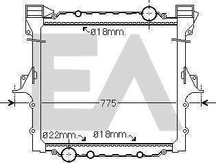 EACLIMA 31R47022 - Radiatore, Raffreddamento motore autozon.pro