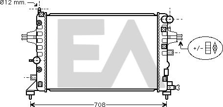 EACLIMA 31R54199 - Radiatore, Raffreddamento motore autozon.pro