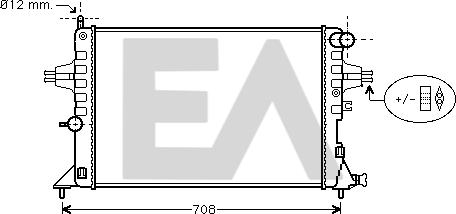 EACLIMA 31R54190 - Radiatore, Raffreddamento motore autozon.pro