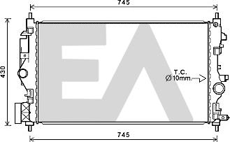 EACLIMA 31R54143 - Radiatore, Raffreddamento motore autozon.pro