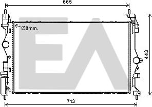 EACLIMA 31R54142 - Radiatore, Raffreddamento motore autozon.pro