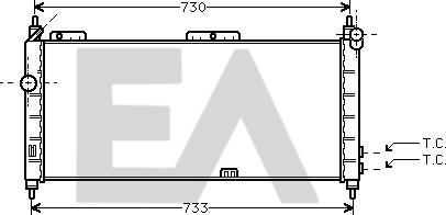 EACLIMA 31R54169 - Radiatore, Raffreddamento motore autozon.pro