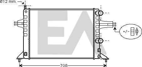 EACLIMA 31R54100 - Radiatore, Raffreddamento motore autozon.pro