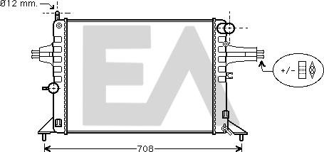 EACLIMA 31R54103 - Radiatore, Raffreddamento motore autozon.pro