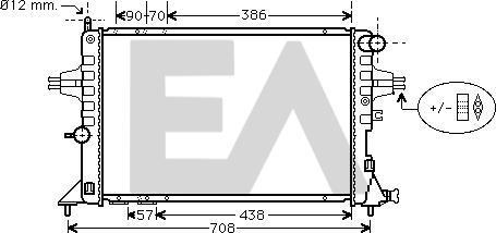 EACLIMA 31R54180 - Radiatore, Raffreddamento motore autozon.pro