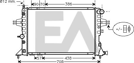 EACLIMA 31R54181 - Radiatore, Raffreddamento motore autozon.pro