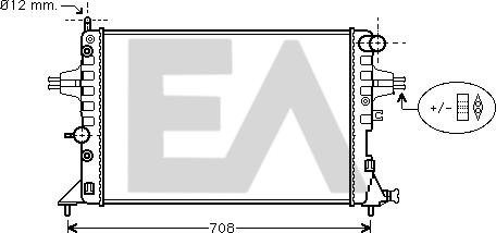 EACLIMA 31R54182 - Radiatore, Raffreddamento motore autozon.pro