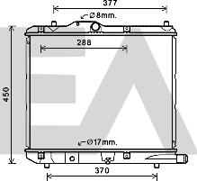 EACLIMA 31R54238 - Radiatore, Raffreddamento motore autozon.pro