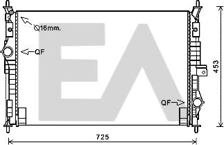 EACLIMA 31R55058 - Radiatore, Raffreddamento motore autozon.pro