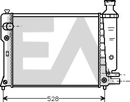 EACLIMA 31R55066 - Radiatore, Raffreddamento motore autozon.pro