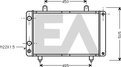 EACLIMA 31R55019 - Radiatore, Raffreddamento motore autozon.pro