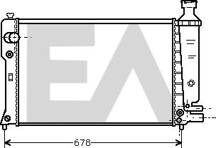 EACLIMA 31R55023 - Radiatore, Raffreddamento motore autozon.pro