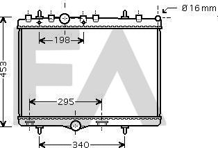 EACLIMA 31R55106 - Radiatore, Raffreddamento motore autozon.pro