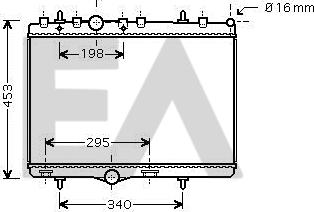 EACLIMA 31R55117 - Radiatore, Raffreddamento motore autozon.pro