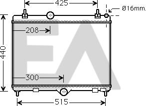 EACLIMA 31R55127 - Radiatore, Raffreddamento motore autozon.pro