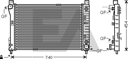 EACLIMA 31R50152 - Radiatore, Raffreddamento motore autozon.pro